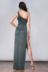 Sample MIA- Maxi High Cut Asymmetrical Dress