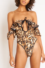 Connor -  Off the Shoulder Ruffle One Piece