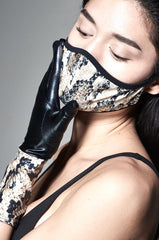 EVERDAY FACE COVER - Nude Snake Print (Mask Only)